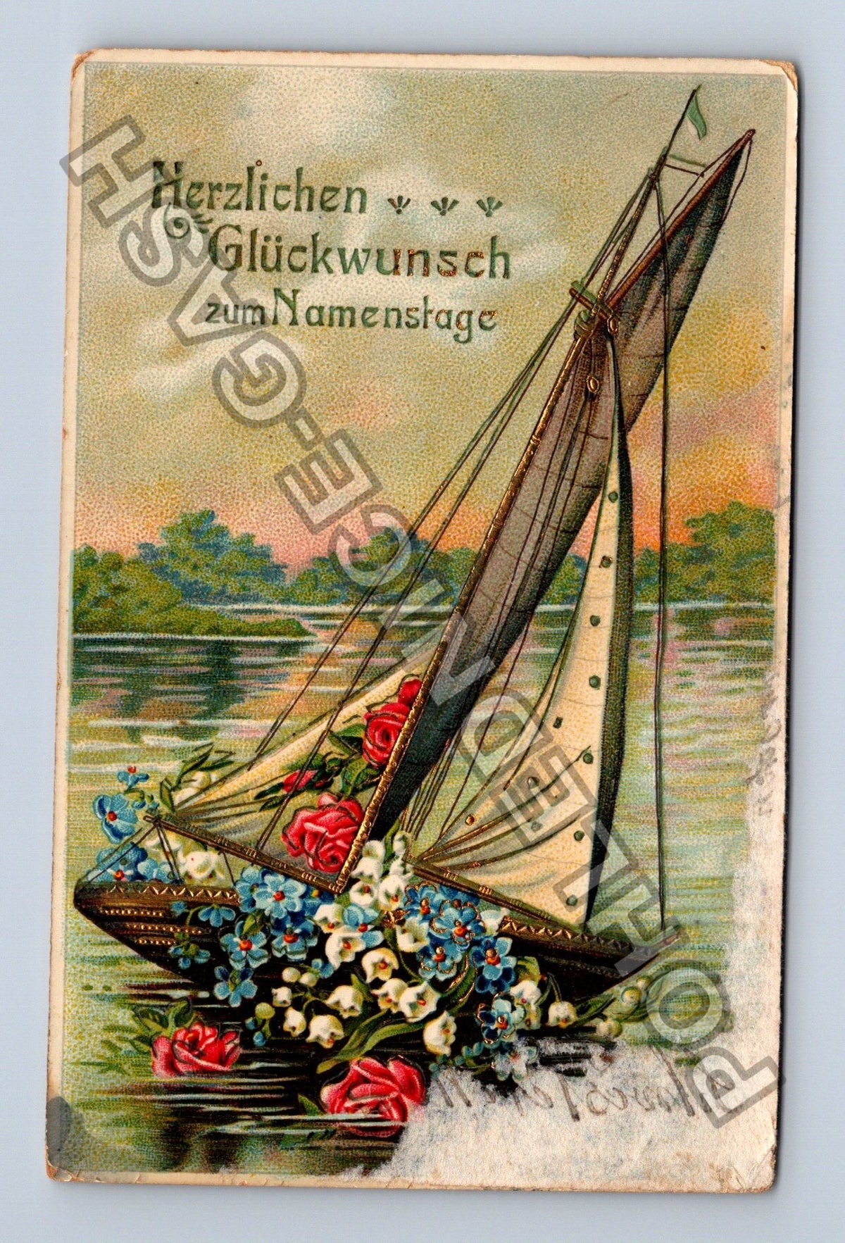 Pohlednice Německo Herzlichen Glückwunsch zum Namenstage (M42762)
