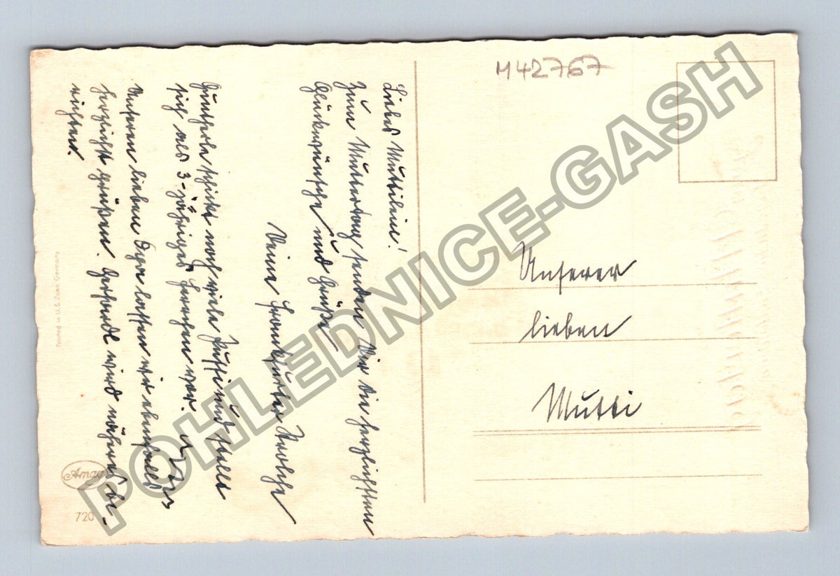 Pohlednice Německo Zum Muttertag květiny (M42767)