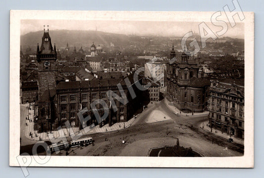 Pohlednice Praha Staroměstské náměstí starý motiv (M4278)