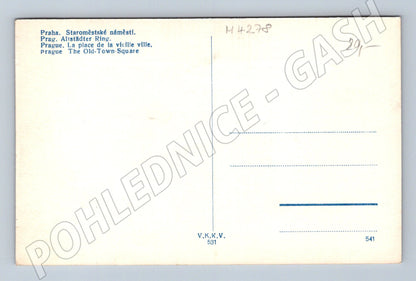 Pohlednice Praha Staroměstské náměstí starý motiv (M4278)