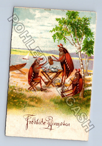 Pohlednice Německo brouci Fröhliche Pfingsten 1935 (M42784)
