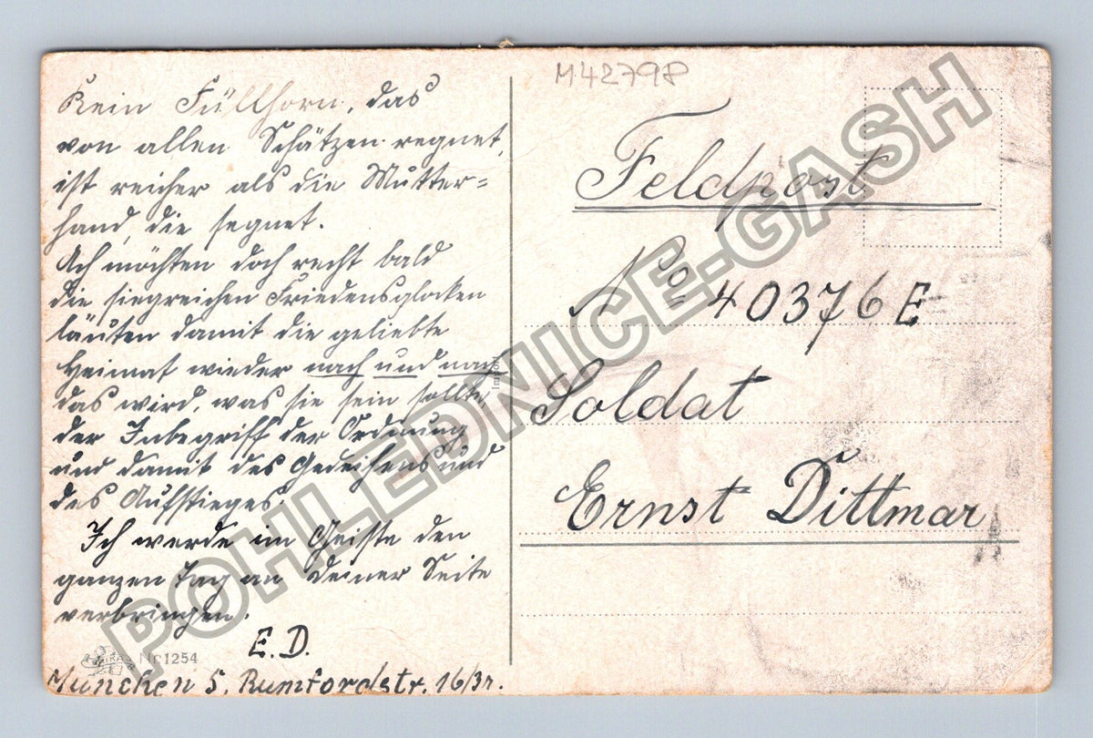 Pohlednice Německo Kytice květin k 40 narozeninám (M42798)