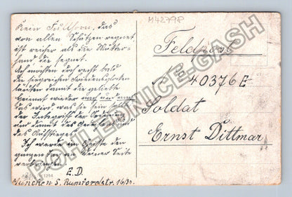 Pohlednice Německo Kytice květin k 40 narozeninám (M42798)