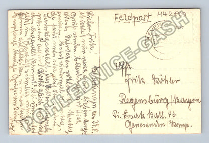 Pohlednice Německo růže Feldpost 1946 (M42800)