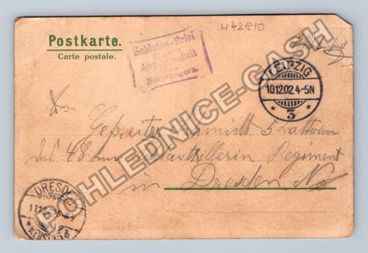 Pohlednice Německo žena v trávě 1905 (M42810)