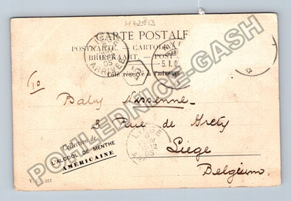 Pohlednice Belgie Liege kresba okno 1905 (M42813)