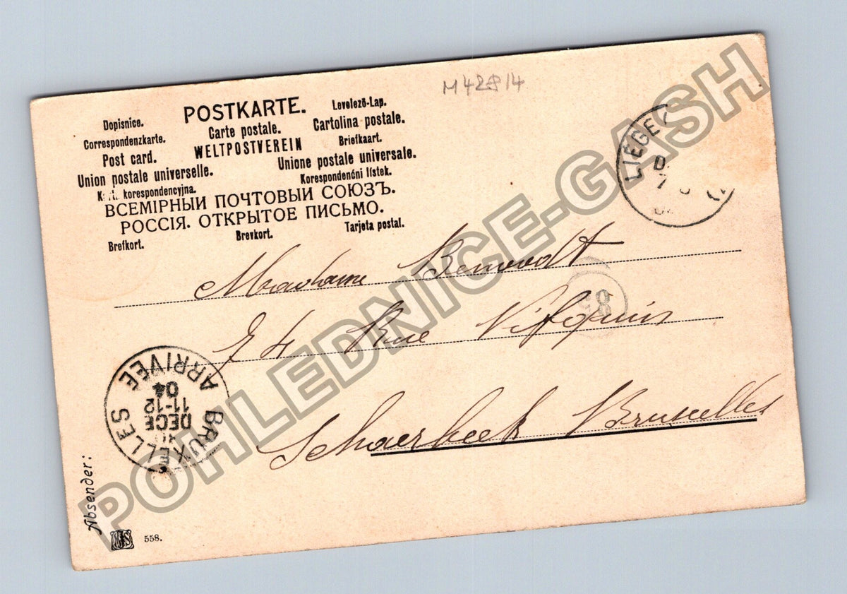 Pohlednice Žena s houslemi (M42814)
