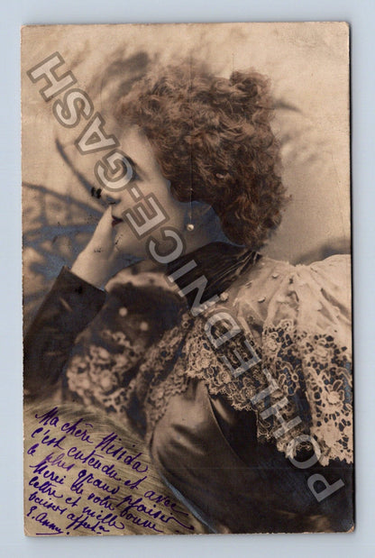Pohlednice Belgie Brusel žena krajka portrét 1901 (M42830)