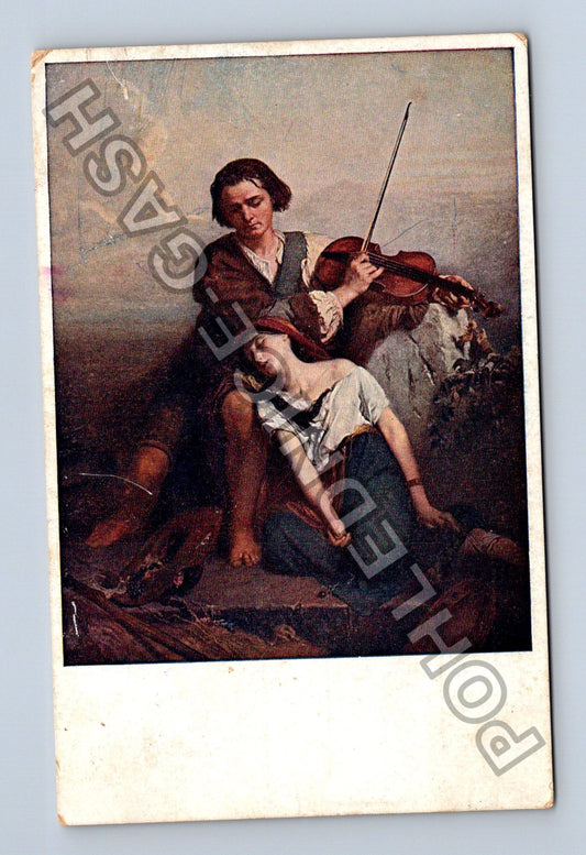 Pohlednice Schmerzvergessen Chagrin oublié M J S 02S (M42837)