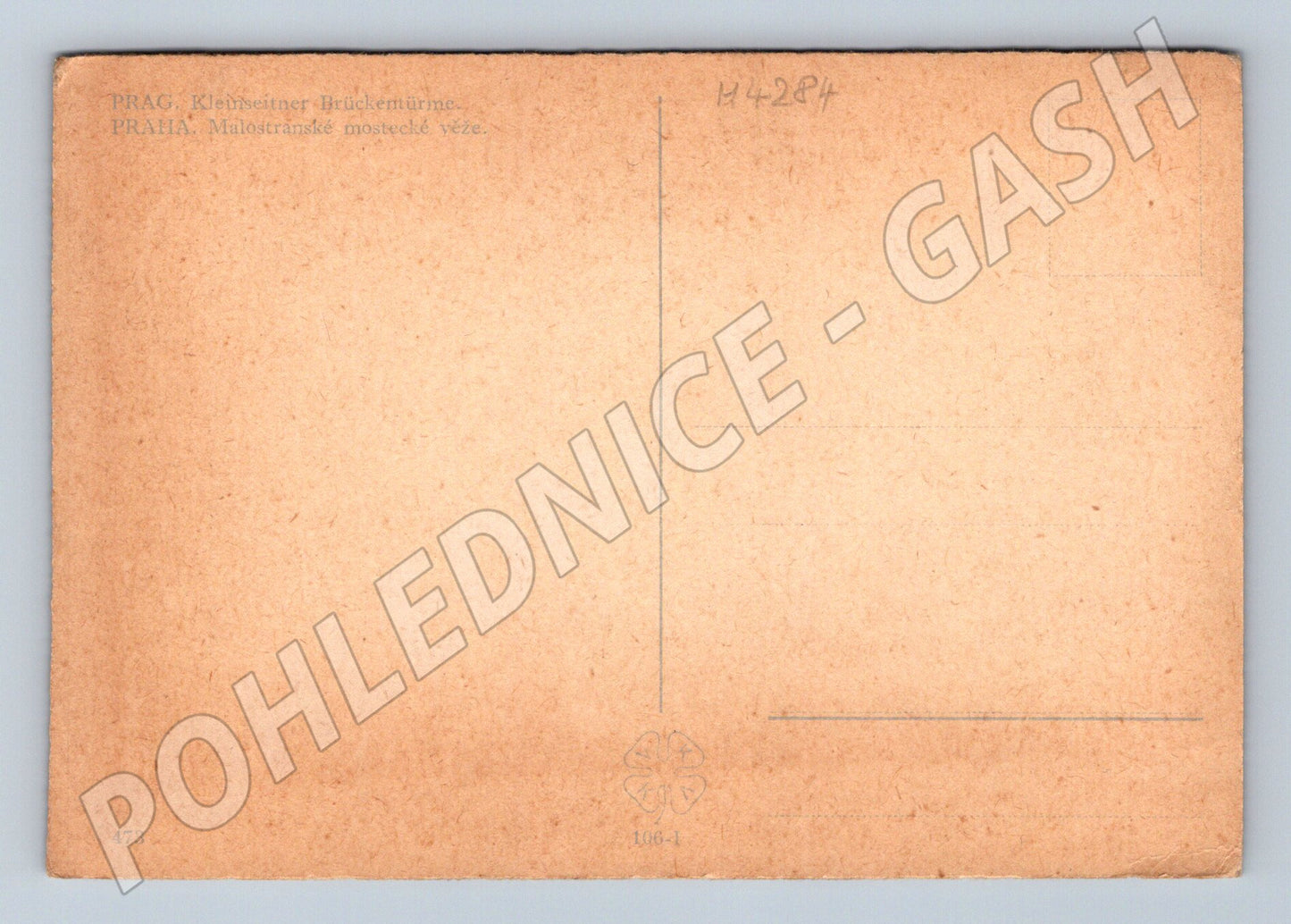 Pohlednice Praha Malostranské věže starý motiv (M4284)