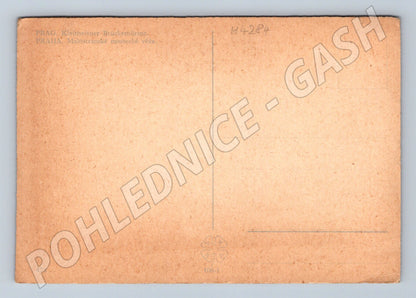 Pohlednice Praha Malostranské věže starý motiv (M4284)