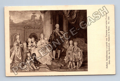 Pohlednice Zoffany Velkovévoda Leopold Toskánský rodina Vídeň (M42844)