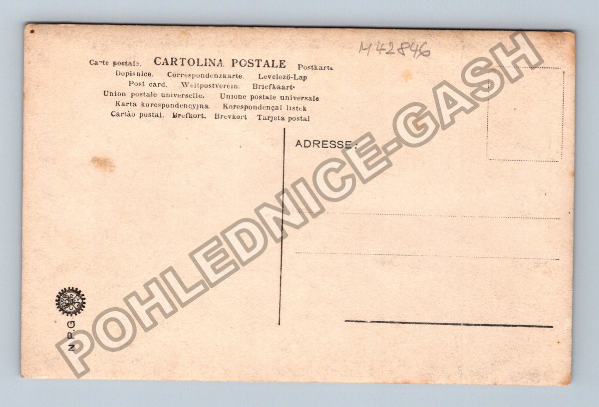 Pohlednice Itálie Benátky G. Bellini Madona s dítětem (M42846)