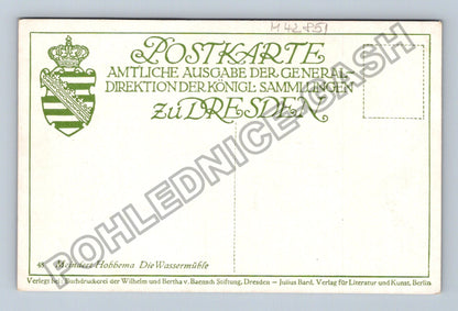 Pohlednice Meindert Hobbema Die Wassermühle Drážďany (M42851)