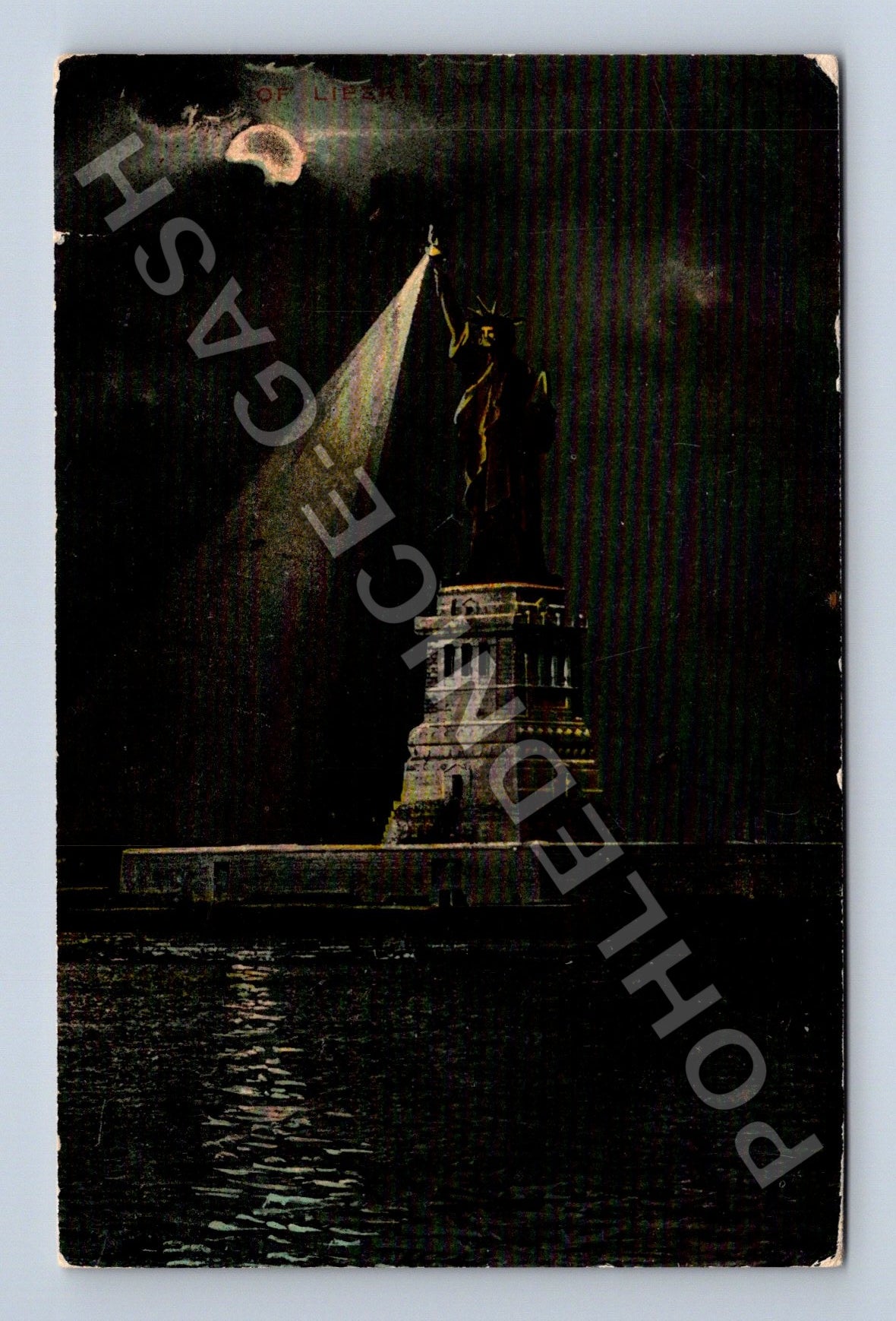Pohlednice Německo fantaskní noční scéna 1911 (M42859)