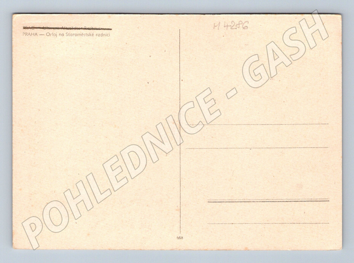 Pohlednice Praha Orloj a Týnský chrám historická (M4286)