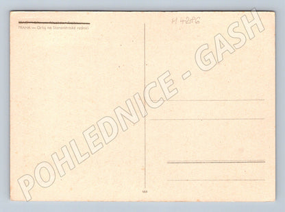 Pohlednice Praha Orloj a Týnský chrám historická (M4286)