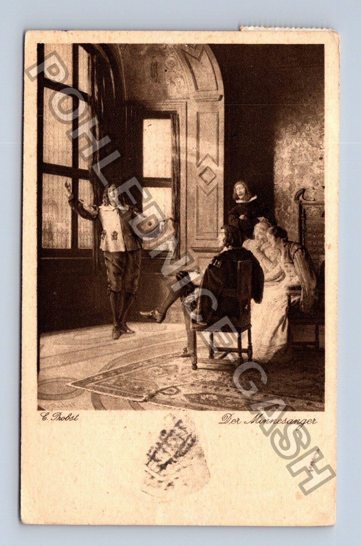 Pohlednice Rumunsko Der Minnesänger E. Bottini (M42868)