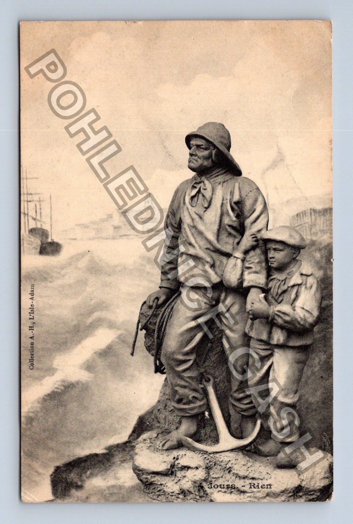 Pohlednice Francie Collection A. H. LIsle-Adam voják (M42870)