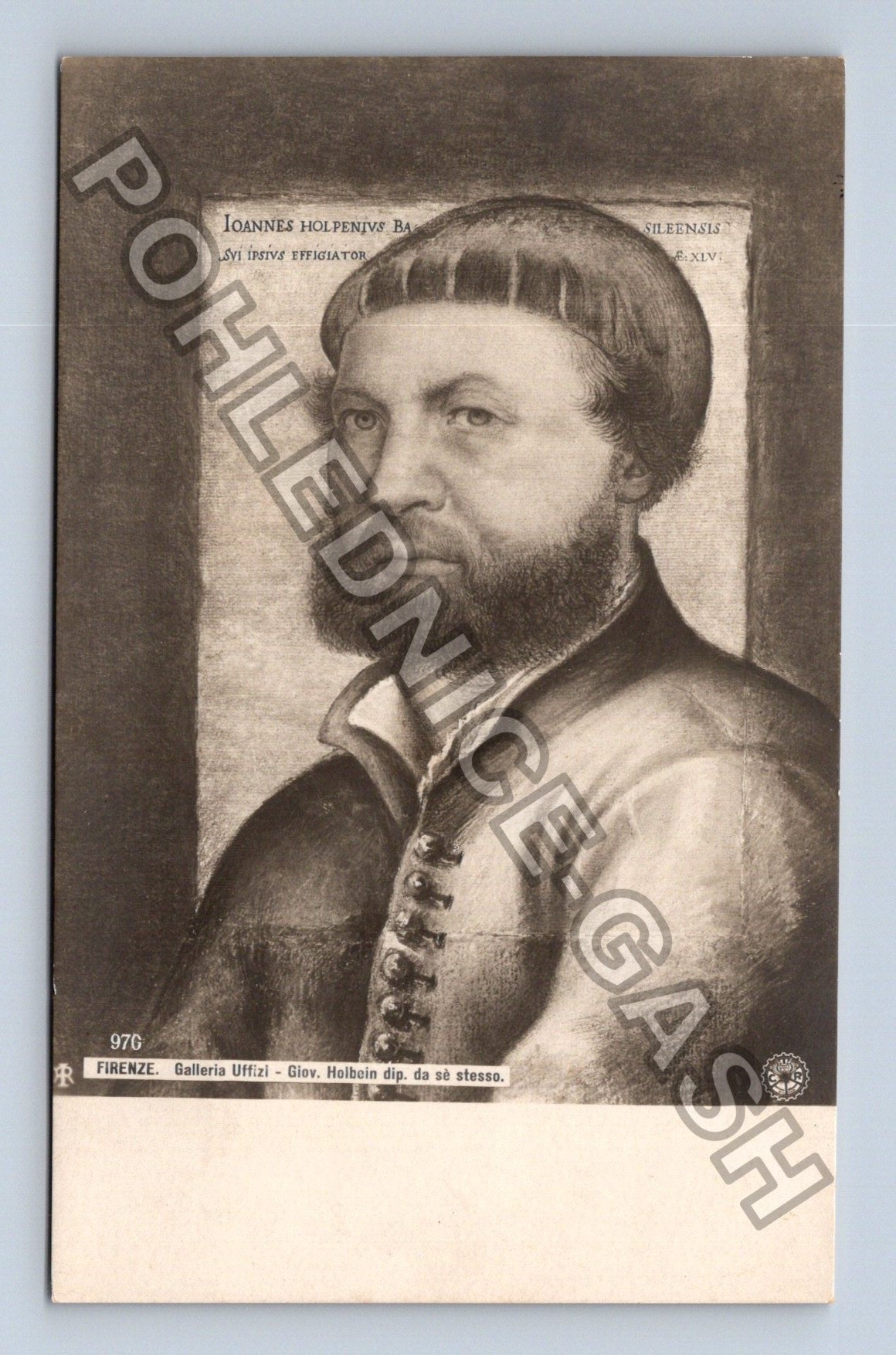 Pohlednice Itálie Florencie Galerie Uffizi Holbein (M42878)
