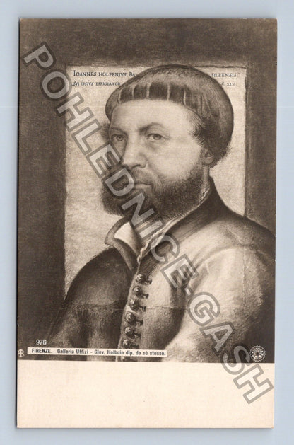 Pohlednice Itálie Florencie Galerie Uffizi Holbein (M42878)