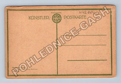 Pohlednice Moderne Kunst Hugo Kreyssig lesní cesta (M42884)