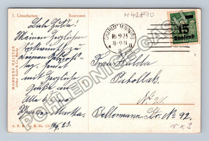 Pohlednice Německo I. Linschoten Seerosen 1923 (M42890)