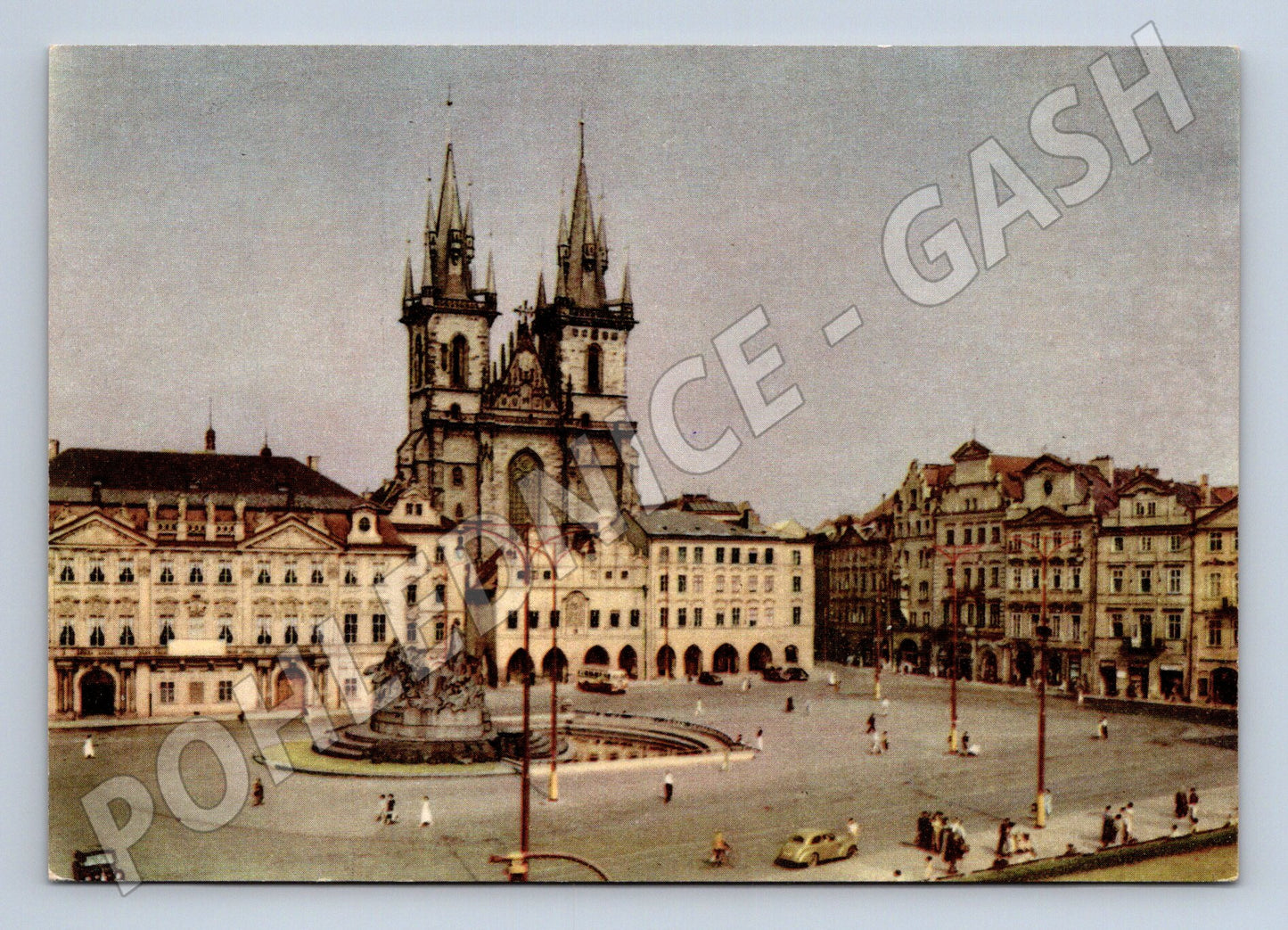 Pohlednice Praha Staroměstské náměstí Týnský chrám (M4290)