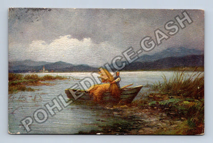 Pohlednice Rakousko bouře na jezeře W. Hoy (M42915)