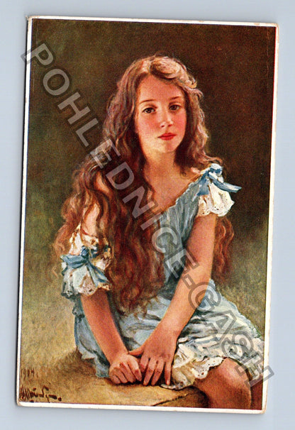 Pohlednice Rusko V Stember Malá slečna The young lady (M42920)
