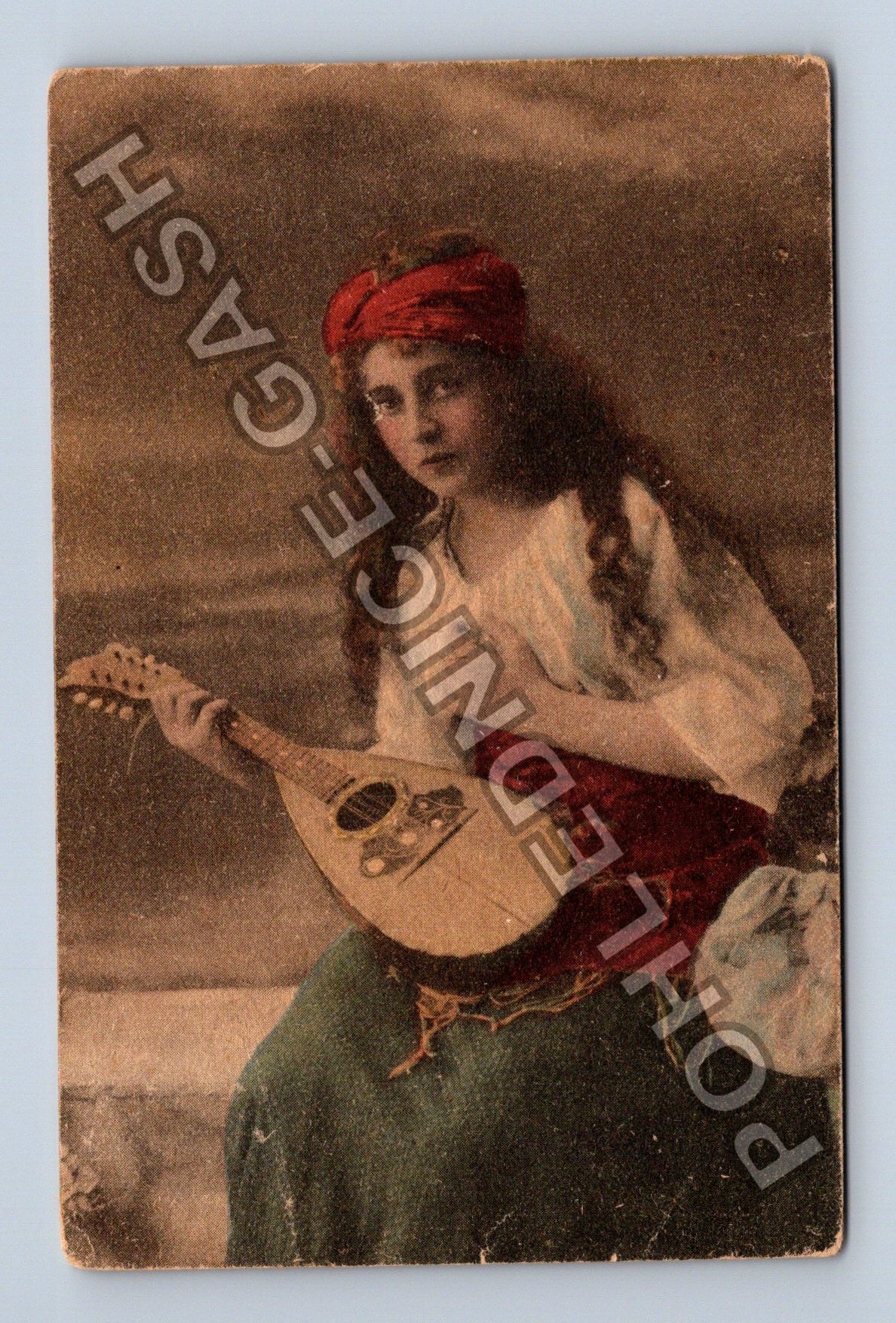Pohlednice Žena s mandolínou (M42942)
