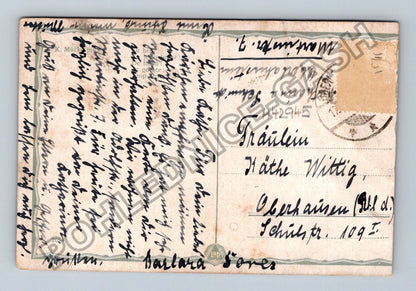 Pohlednice Holandsko žena u stolu v interiéru (M42945)