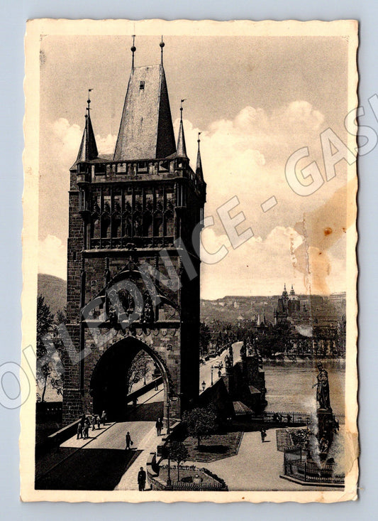 Pohlednice Praha Staroměstská věž 1941 historická (M4297)