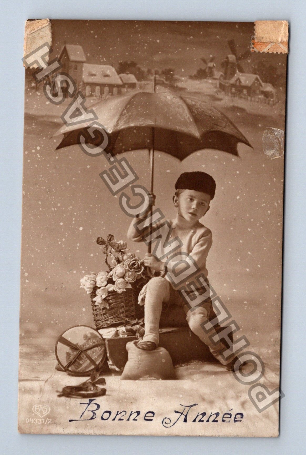 Pohlednice Švýcarsko Ženeva Bonne Année 1918 (M42995)