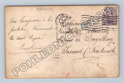 Pohlednice Belgie žena s telefonem 1923 (M43039)