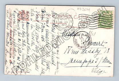 Pohlednice Family Prayers modlitba dětí u postele 1912 (M43041)