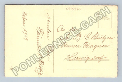 Pohlednice Německo chlapec s kornoutem 1937 (M43047)