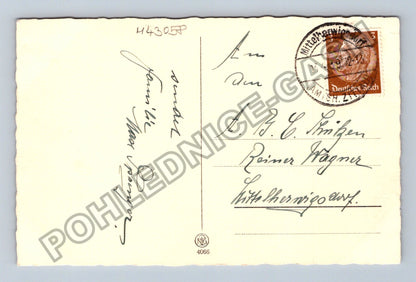 Pohlednice Německo chlapec s kornoutem do školy 1939 (M43058)