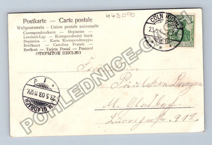 Pohlednice Německo dvě děti na židli 1911 (M43090)