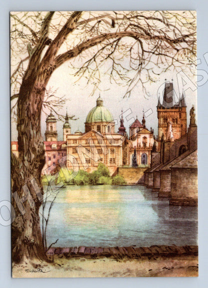 Pohlednice Praha Klášter křížovníků Vojtěch Kubašta (M4310)