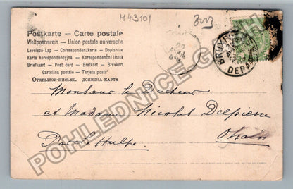 Pohlednice Belgie děti velikonoce 1905 (M43101)