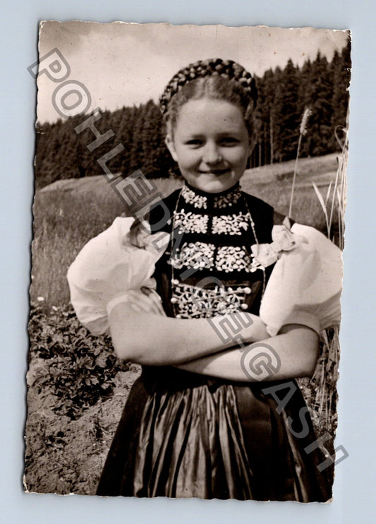 Pohlednice Německo Schwarzwaldmädel kroj (M43110)
