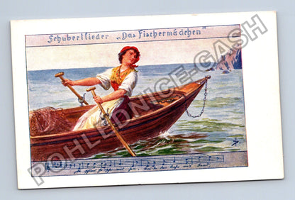 Pohlednice Schubertlieder Das Fischermädchen Rakousko (M43136)