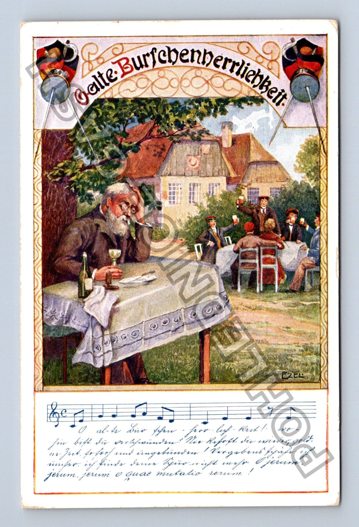 Pohlednice Rakousko Alte Burschenherrlichkeit Vídeň (M43137)