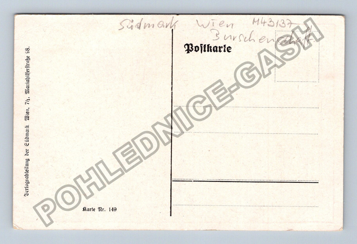 Pohlednice Rakousko Alte Burschenherrlichkeit Vídeň (M43137)