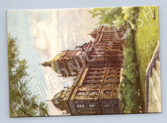 Pohlednice Praha Národní muzeum Vojtěch Kubašta (M4314)