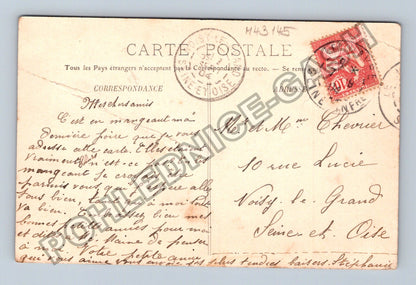 Pohlednice Francie rybář u lodi (M43145)