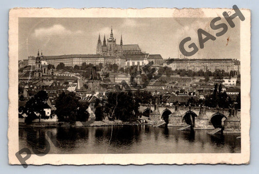 Pohlednice Praha Hradčany a Malá Strana 1939 (M432)
