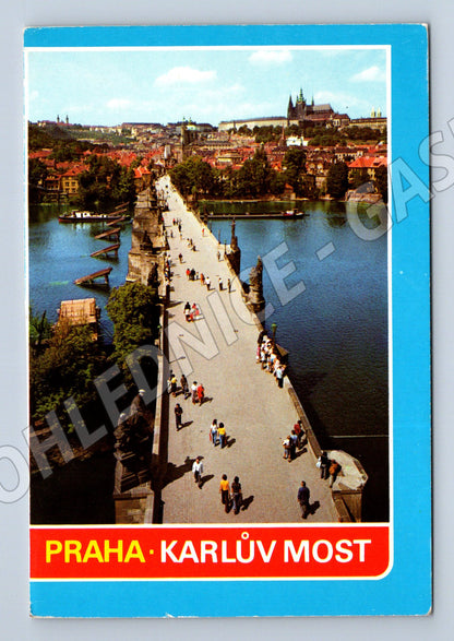 Pohlednice Praha Karlův most fotomotiv (M4324)