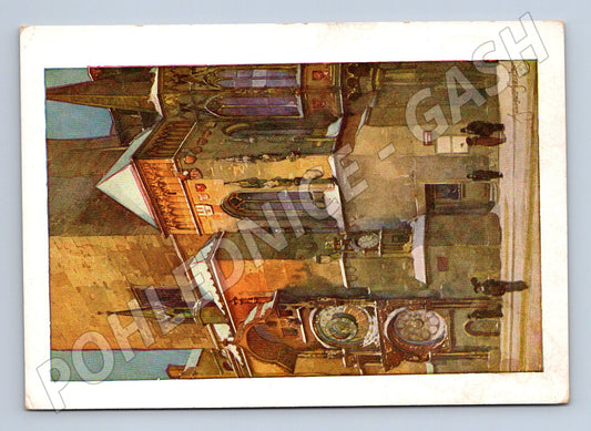 Pohlednice Praha Staroměstský orloj kolorovaný motiv (M4325)